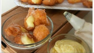 Zeppole con crema pasticcera [upl. by Ashbaugh]