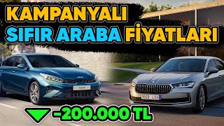 Haziran 2024 Kampanyalı Sıfır Araba Fiyatları  Güncel Araba Fiyatları [upl. by Kissie69]