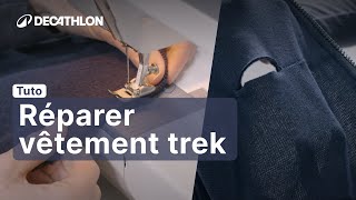 TUTO  Comment réparer la couture décousue dun vêtement de trek  Decathlon [upl. by Ferrel221]