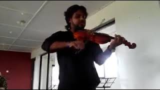 deweni inima Theme song violin cover [upl. by Hctud435]