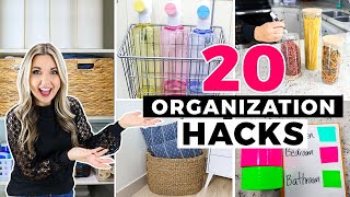 20 Organization Hacks That ACTUALLY Work [upl. by Laurinda]