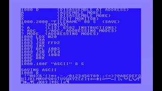 6502 Interactive Assembler Part Two  Creating a sample C64 6502 program [upl. by Ishii961]