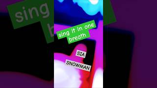 Sia Snowman Challenge christmas music love edit snowball viralshort [upl. by Idarb]