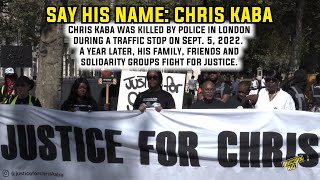 March Demands Justice for Chris Kaba One Year After He Was Killed by London Police [upl. by Ijan]