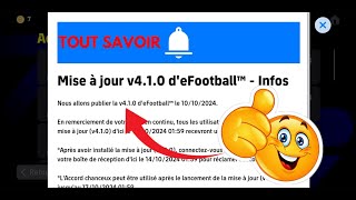 Konami annonce Une Nouvelle mise à jour V410 ď Efootball Tout savoir [upl. by Ilaw]