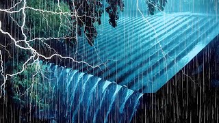 Fall Asleep Fast Hurricane Rain Powerful Thunder amp Storm Winds [upl. by Akahs618]