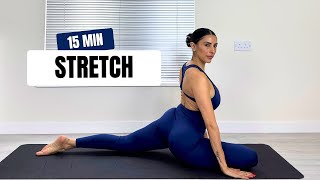 15 min Full Body STRETCH  Enhance Mobility amp Flexibility Stress Relief amp Relaxation [upl. by Loziram]