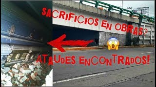 ATAÚDES ENCONTRADOS DENTRO DE UN PUENTE EN MÉXICO ¿Sacrificios humanos en construcciones [upl. by Annasor]