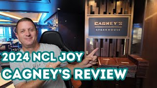 CAGNEYS  NCL JOY 2024 Specialty Dining Review [upl. by Rhianon797]