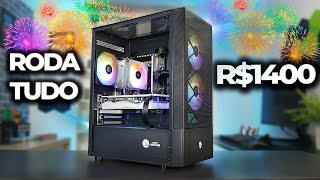 PC GAMER DE R1400 PARA RODAR TUDO O MELHOR DE 2023 PARA MONTAR ESPECIAL FIM DE ANO [upl. by Benis]