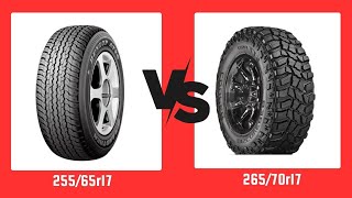 Tire Size 25565r17 vs 26570r17 [upl. by Penoyer867]