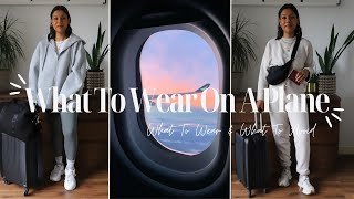 Airport Outfits  What To Wear On A Plane  What To Wear On A Long Haul Flight [upl. by Ettinger331]