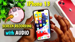 iPhone 13 Screen Recorder Settings  How To Screen Record in iPhone  😍 Hindi [upl. by Sukram693]