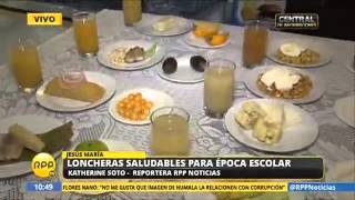 Loncheras saludables RPP Noticias [upl. by Ahgem]