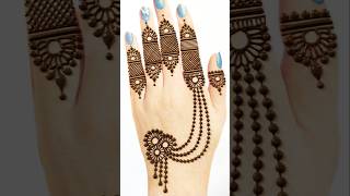 Easy Simple Stylish Mehndi DesignBack Hand Mehndi DesignMahadi DijainMehandi Digene [upl. by Caravette]