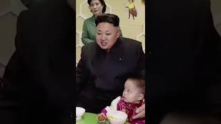 Leader Kim Jong Un and children kimjongun northkorea southkorea travel visit funny explore [upl. by Acissej]