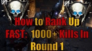 Black Ops 2 Zombies How To Rank Up Fast and Easy on Origins How to Rank Up Tutorial NEW [upl. by Electra]