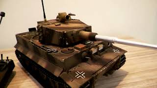 Tiger 1 Late Version Metal Edition from Taigen with Arduino amp FPV [upl. by Hogan]