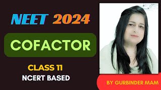 Co  factor l Enzymes l Biomolecules l NEET 2024 [upl. by Arodnahs]