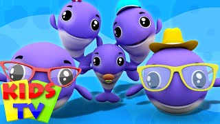 Whale Finger Family  fingers family  nursery rhymes kids tv  kids tv songs for children [upl. by Avaria163]