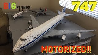 LEGO 747 fully motorized [upl. by Oinafipe743]