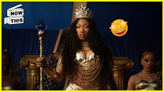 Megan Thee Stallion Travis Kelce Star in New NFL Pepsi Ad [upl. by Bocoj]