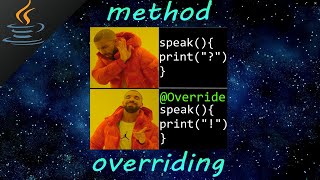 Java method overriding 🙅‍♂️ [upl. by Eusoj]