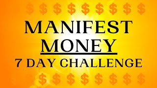 7 Day Challenge  Manifest Money Meditation [upl. by Luap]