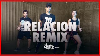 Relación Remix  Sech Daddy Yankee J Balvin Rosalía Farruko  FitDance Coreografia [upl. by Canica]