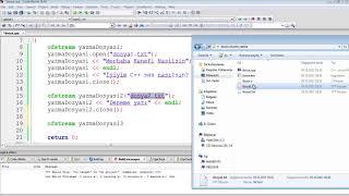 C Programlama  Ders 34  Dosya okuma yazma işlemleri bölüm 1 [upl. by Robinett765]