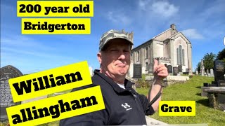 I visited a real bridgeton William Allinghams grave [upl. by Asa]