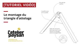 TUTORIEL VIDÉO Montage dun triangle attelage femelle [upl. by Anaitsirc269]