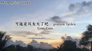 可能是风太大了吧  pinyin lyrics Goo Goo （ 可能是风太大了吧 ） [upl. by Geri]