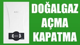 Eca Kombi Doğalgaz Açma  Kapatma Nasıl Yapılır [upl. by Errot]