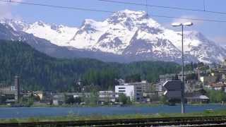 Bernina Express  St Moritz to Poschiavo  Switzerland [upl. by Nabla845]