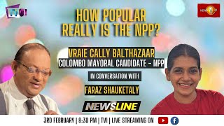 NewslineSL  How popular really is the NPP  Vraie Cally Balthazaar  3 Feb 2023 eng [upl. by Kryska]