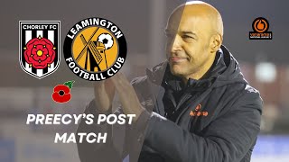 Preecy’s postmatch Leamington h [upl. by Hopkins729]