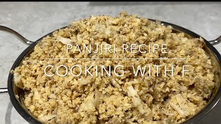 Panjiri Recipe  Cooking with F [upl. by Rehpotsrhc]