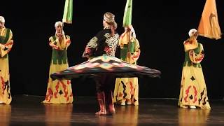 Tanoura Whirling SUFI folk dance of Egypt by El Horriya group [upl. by Pallaten]