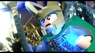 LEGO Marvel Super Heroes 100 Walkthrough Part 7  Bifrosty Reception Loki Boss Fight [upl. by Ahsert]