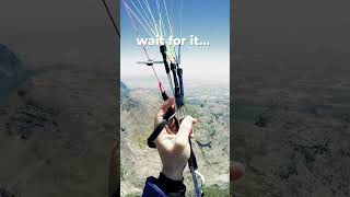 When to use SPEEDBAR on a paraglider shorts [upl. by Shandy416]