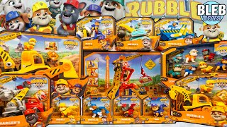 Buying all the Paw Patrol Rubble and Crew toys that is available  toy collection unboxing ASMR [upl. by Teyut]