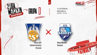 Pyra AZS Szkoła Gortata Poznań  Enea Basket Poznań 2 LM [upl. by Nayllij]