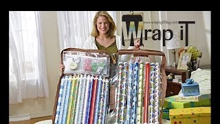 How to Store Your Gift Wrap and Wrapping Paper Vertical Like a PRO with Wrap iT [upl. by Cuthbertson323]