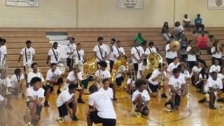 Morrow Mustang Band 4292017 Gym Performance Part 1 [upl. by Nivrehs]