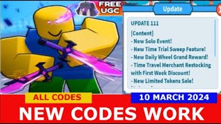 NEW CODES UPD Weapon Fighting Simulator ROBLOX  ALL CODES  MARCH 10 2024 [upl. by Ricca619]