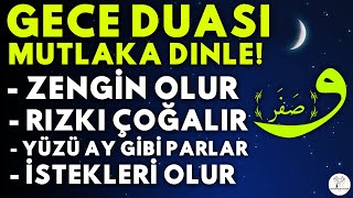 GECE DUASI MUTLAKA DINLE Kim Bu Duayı Dinlerse EVİNİN BEREKETİ ARTAR SIKINTISI BİTER ZENGİN OLUR [upl. by Kan]