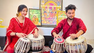 Jubin Nautiyal  Mere Ghar Raam Aye Hain Tabla Cover By Mona Chopra And Mukul Chopra  Vasukifusion [upl. by Cad]