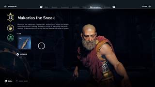 Assassins Creed Odyssey Mercenaries  Zoe the Patricidal  Makarias the Sneak [upl. by Trisha]