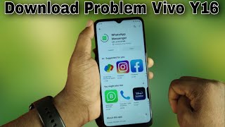 vivo y16 play store app download problem  play store download problem in vivo y16 pending problem [upl. by Ennovahs596]